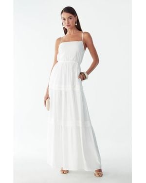 ST MRLO Roannah Maxi Dress - White