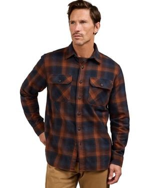 Pendleton Burnside Flannel Long-sleeve Shirt - Blue