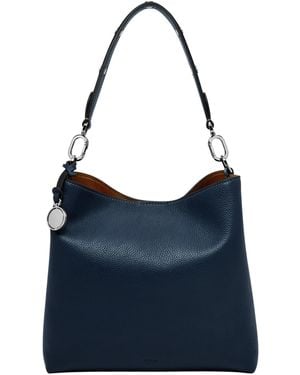 Fossil Jessie Bucket Shoulder Bag - Blue
