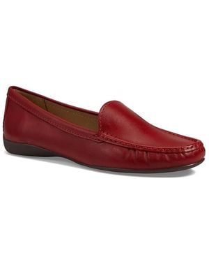Marc Joseph New York Lake Road Comfort Slip On Leather Loafer - Red