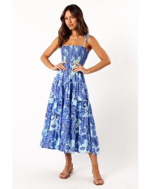 Petal & Pup Amarie Midi Dress - Blue
