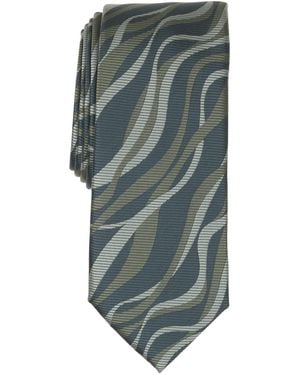 Alfani Strata Abstract Tie - Gray