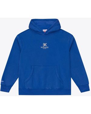 Mitchell & Ness Denver nuggets Core Fleece Hoodie - Blue