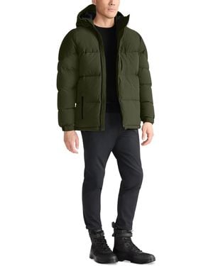 Tumi Asymmetrical Zip Premium Down Fill Heavyweight Puffer - Green