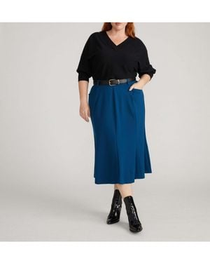 UNIVERSAL STANDARD Carla Ponte Skirt - Blue