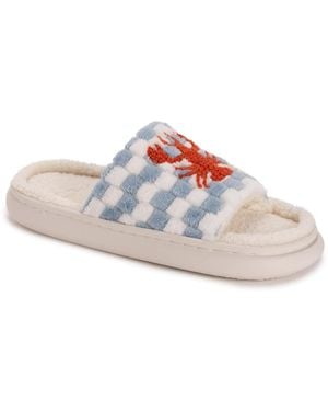 Muk Luks Marsai Slide Slipper - White