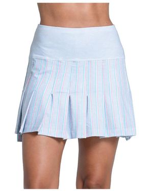 Lucky in Love Retro Pleat 15.5 Inch Golf Skort - Blue