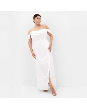 City Chic Forbidden Love Maxi Dress - White