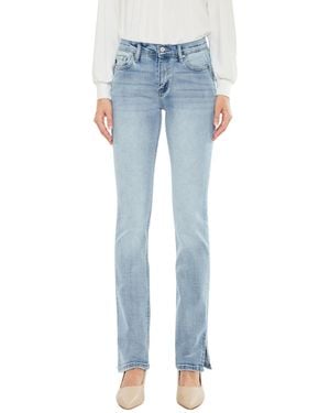 Kancan Nadia Mid-rise Y2k Bootcut Jeans - Blue