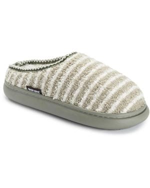 Muk Luks Janna Cozy Crew Clog Slippers - White