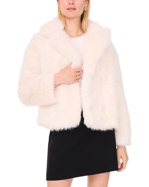 1.STATE V-neck Long Sleeve Jacket - White