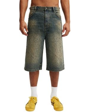 Cotton On Super baggy Jort Shorts - Green