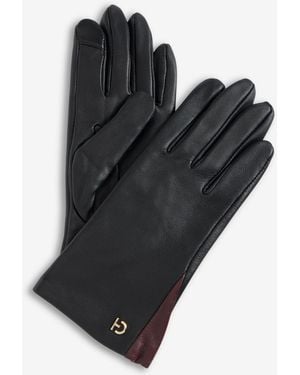 Cole Haan Leather Tech Gloves - Black
