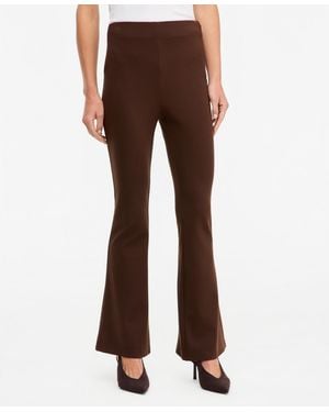 INC International Concepts High-rise Ponte Flare-hem Pants - Blue