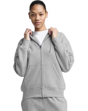 Champion Sophomore Full Zip Hoodie - Gray