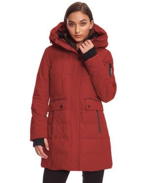 Alpine North Kootney | Mid-length Parka Coat - Red