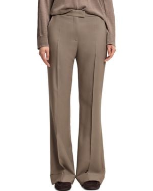 BOSS Talia5 High-rise Stretch Flared Pants - Natural