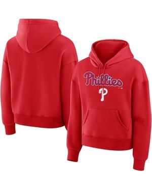 Fanatics Philadelphia Phillies Lockup Legacy Fleece Hoodie - Red
