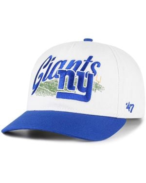 '47 New York Giants Enfield Hitch Adjustable Hat - Blue