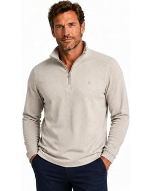 Spyder Corduroy Quarter Zip Sweatshirt - White