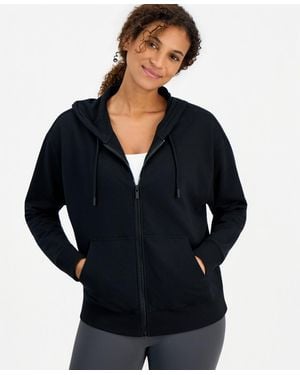 ID Ideology Oversized Fleece Hoodie - Blue