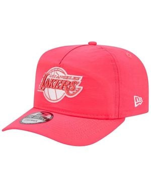 KTZ Los Angeles Lakers Injection Everyday Golfer Adjustable Hat - Pink