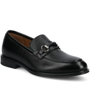 Vance Co. Anthony Flexible Bit Loafers - Black