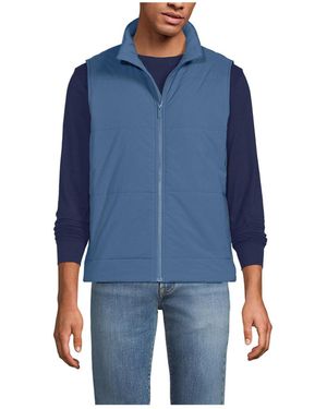 Lands' End Wanderfree Insulated Vest - Blue