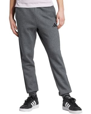 adidas Essentials Regular-fit 3-stripes Fleece sweatpants - Gray