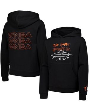 round21 Big Boys And Girls Wnba Go Team Pullover Hoodie - Black