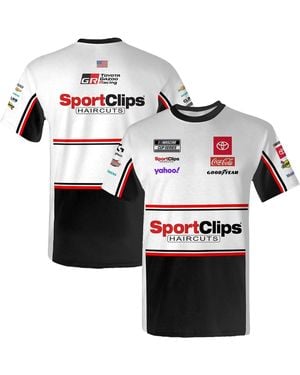 Joe Gibbs Racing Team Collection Denny Hamlin Sport Clips Uniform T-shirt - White