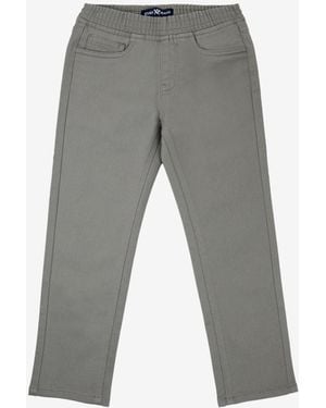 Xray Jeans Little Boys Elastic Waist Five Pocket Commuter Pants - Gray