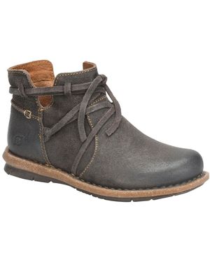 Born Tarkiln Round Toe Booties - Gray