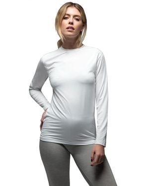 Heat Holders Brigitte Ultra Lite Long Sleeve Top - Gray