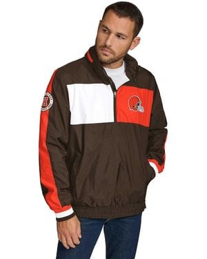 Tommy Hilfiger Cleveland S Gael Lightweight Half-zip Pullover Hoodie Jacket - Red
