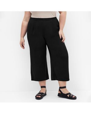 City Chic Plus Size Brigitta Crop Pant - Black