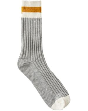 Cotton On Rib Stripe Socks - Gray