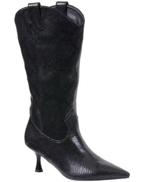 Gc Shoes Thalia Pointed Toe Dress Boot - Black