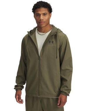 Under Armour Rival Woven Windbreaker - Green