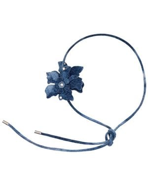 Desigual Denim Flower Cotton - White