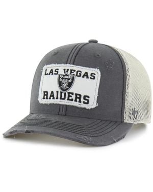 '47 Las Vegas Raiders Egremont Adjustable Trucker Hat - Gray
