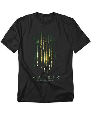 Matrix Logovision The This Is Not The Real World T-shirt - Black