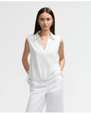 NVLT S Sleeveless Top - White