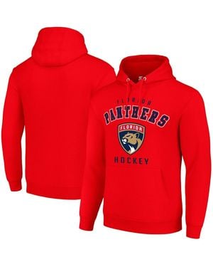 Starter Florida Panthers Logo Pullover Hoodie - Red