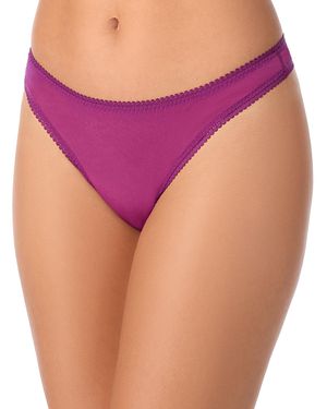 On Gossamer Mesh Thong Underwear 3512 - Purple