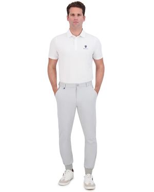 Ben Sherman Sport 4way Stretch Tech jogger Pants - White