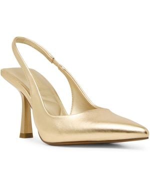Anne Klein Akitzy Pointed Toe Pumps - Metallic