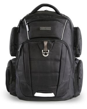 Perry Ellis 350 Laptop Backpack - Black