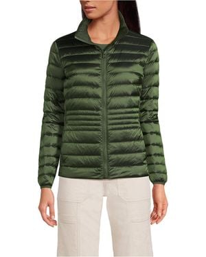 Lands' End Wanderweight Packable Down Jacket - Green
