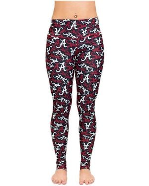ZooZatZ Alabama Crimson Tide Stacked Mascot leggings - Red